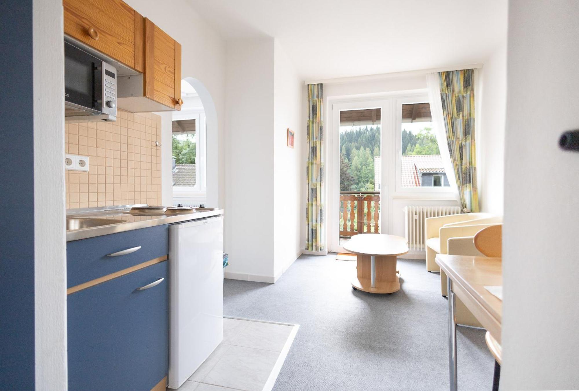 Apartmenthaus Am Waldrand- Kueche - Fruehstueck - Balkon Wildemann Exteriér fotografie