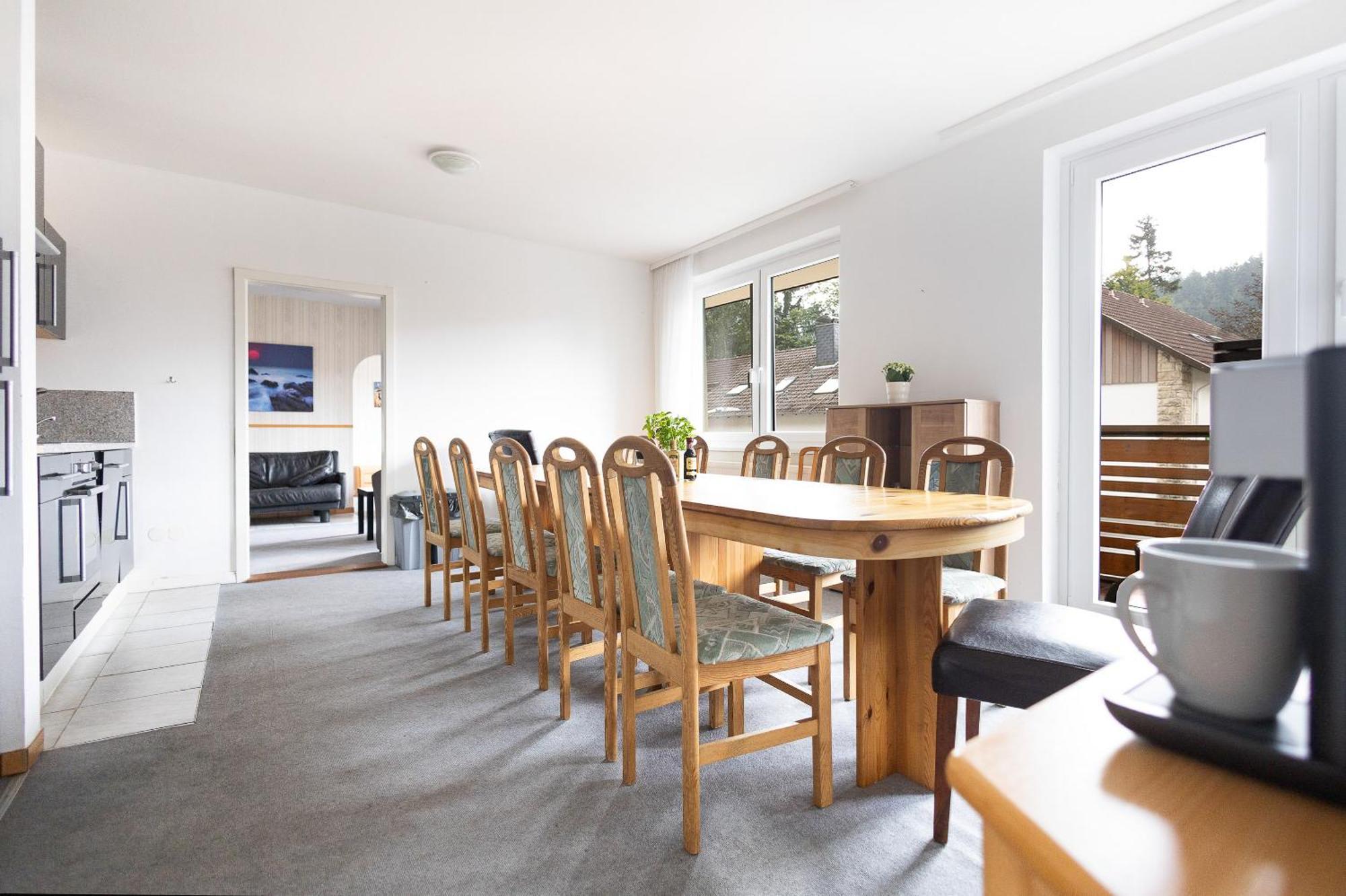 Apartmenthaus Am Waldrand- Kueche - Fruehstueck - Balkon Wildemann Exteriér fotografie