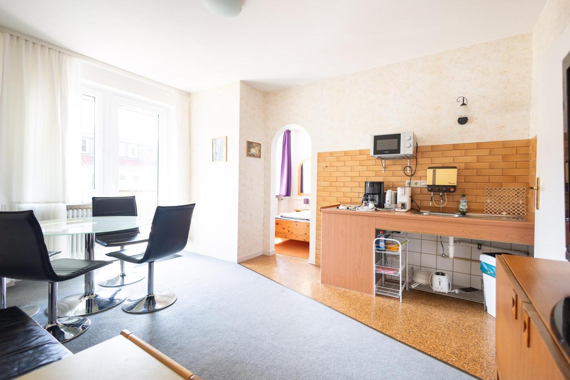 Apartmenthaus Am Waldrand- Kueche - Fruehstueck - Balkon Wildemann Exteriér fotografie